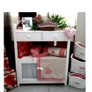 MOBILE CUCINA SBIANCATO CON 2 ANTE E DUE CASSETTI