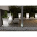 VASO IN RESINA PASUBIO ALTO OUTDOOR CON LUCE