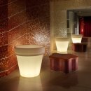 VASO IN RESINA STANDARD ONE CON LUCE