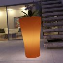 VASO IN RESINA TULIPANO OUTDOOR CON LUCE