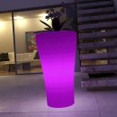 VASO IN RESINA TULIPANO OUTDOOR CON LUCE