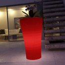 VASO IN RESINA TULIPANO OUTDOOR CON LUCE