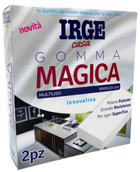 Prodotti  IRGE GOMMA MAGICA CONF. 2 PZ