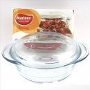 CASSERUOLA TONDA IN PYREX CON COPERCHIO CM 25