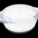 CASSERUOLA TONDA IN PYREX CON COPERCHIO CM 23