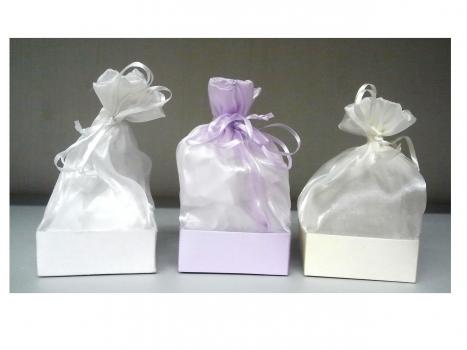COFANETTO TIFFANY PER BOMBONIERE IN ORGANZA