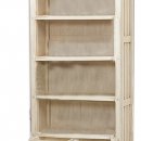 MOBILE COUNTRY BRASILIA LIBRERIA CREMA CON TRE RIPIANI 2 DUE CASSETTI