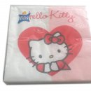 HELLO KITTY SALVIETTE CARTA 2 VELI 33 x 33 CONFEZIONE 20 PEZZI