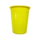 BICCHIERE IN PLASTICA USA & GETTA COLORE GIALLO 200 CC CONFEZIONE DA 50 PZ