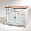 MOBILE COUNTRY WHITE CREDENZA  CON 2 ANTE E 3 CASSETTI  