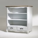 MOBILE COUNTRY WHITE CREDENZA CON 2 RIPIANI E DUE CASSETTI