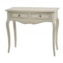 MOBILE COUNTRY SHABBY CONSOLLE IN LEGNO SBIANCATO BREMA CON 2 CASSETTI