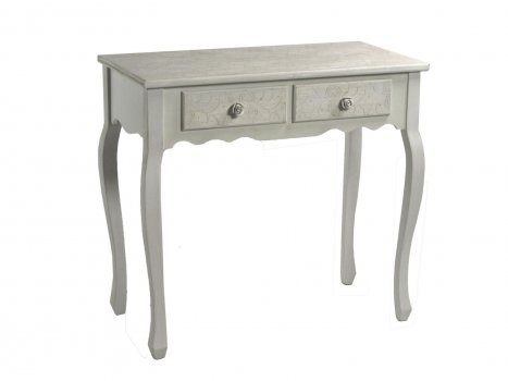 MOBILE CONSOLLE CREMA COUNTRY CON ROSE CON DUE CASSETTI