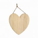 CUORE IN LEGNO BALSA NATURALE GRANDE COUNTRY