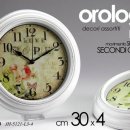 OROLOGIO IN PLASTICA COUNTRY CON DECORO FIORI