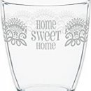 HOME SWEET HOME BICCHIERE ACQUA IN PLASTICA COUNTRY