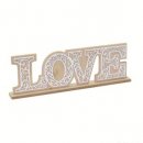 DECORAZIONE SCRITTA LOVE COUNTRY IN LEGNO