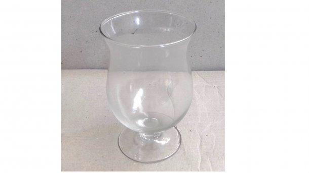 Vaso in vetro a calice trasparente - vendtia online In•Vasi