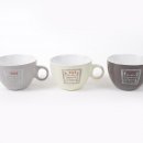 TAZZA JUMBO PER LATTE IN CERAMICA CON MANICO E DECORO COUNTRY